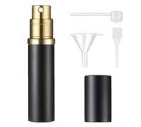 Porta Profumo da Viaggio Ricaricabile, 10ML Mini Atomizzatore per Profumo da Viaggio da Borsetta Ricaricabile, Alluminio Boccetta di Profumo Ricaricabile Portatile con 3 Strumenti per Donna e Uomo