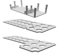 Porta Provette Personalizzato per BD S6 Citometria Flusso 6 Vie Eppendorf 3D