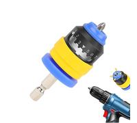 Porta Punte Cacciavite Magnetico,Supporto con 7 Livelli Regolabili Profondità Vite - Adattatore Magnetico per Forare con Attrezzi Elettrici Lavorazione Legno Officina Casa