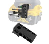 Porta punte esagonali magnetiche da 1/4 di pollice adatto per cacciaviti a percussione Dewalt Wrox, potente custodia magnetica per punte da trapano, contenitore per punte esagonali sul lato del