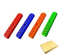 Porta punte per cacciavite con 37 slot, in lega di zinco, con codice colore, custodia portatile per punte da trapano, vassoio organizer compatto per officina (B)