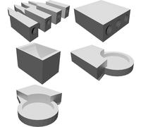 Porta Punte Pieghevole Organizer per Punte Proxxon Utensile Rotativo - Custodia