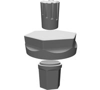 Porta Punte Trapano per Set Bosch CO14B 14 Pezzi Supporto Parete Organizer