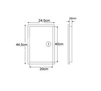 Porta Revisione Acciaio Inox Botola Ispezione Revision Sportellino Manutenzione