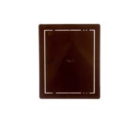 Porta revisione plastica 200x250mm marrone DT13BR