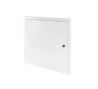 Porta revisione plastica 450x450mm bianca con serratura DT17Z