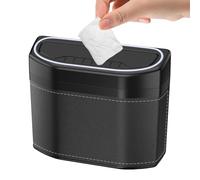Porta Rifiuti per Auto - Organizer Con Luci Integrate per Veicoli - Contenitore Antiodore per SUV Pick-Up Camion Barche Cabine Viaggi