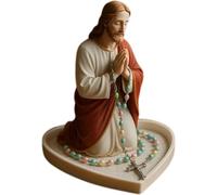 Porta rosario della Vergine Maria, elegante rosario per preghiera della Madonna, regalo religioso, regalo cattolico, adatto per camera da letto, soggiorno, ufficio, scrivania, decorazione adatta anche