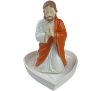 Porta rosario Vergine-Maria, statua in resina di preghiera di Nostra Signora, Porta rosario per ricordi Vergine Maria Scultura cattolica Madre Beata