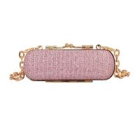 Porta rossetto Custodia for rossetto, mini pochette, borse a mano popolari, borse a tracolla con personalità.(Pink)