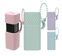 Porta rossetto - Custodia portatile per lucidalabbra - Manicotto per rossetto, organizer per rossetto, protezione per profumo, unghie e unghie da viaggio, 4 pezzi misti, Refer to description, Unisex