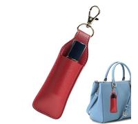 Porta-rossetto portachiavi - Lip gloss sacchetto portachiavi - custodia in pelle per rossetto | chiave in pelle per labbra - chiave a bustina, balsamo per le labbra - supporto kayring chepstick Hal,
