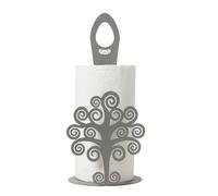 Arti & Mestieri Albero della Vita - Porta rotoli di Design 100% Made in Italy - in Ferro, 15 x 33H cm (Fango)