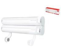 Porta Rotoli Da Cucina A 3 Posti In Plastica Colore Bianco