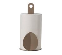 Arti & Mestieri Ficus - Porta rotolo di Design 100% Made in Italy - in Ferro, 16,3 x 30 cm (Beige)