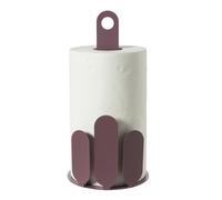 Arti & Mestieri Park - Porta rotolo di Design 100% Made in Italy - in Ferro, ⌀ 15x30h cm (Viola Ametista)