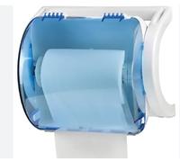 Porta Rotolo a Muro per Carta asciugamani Rollout cm. 41 x 34,5 x H.35 omaggio coppia di rotoloni bobine carta asciugamano 2 veli 600 strappi pura cellulosa