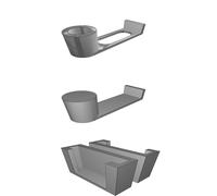 Porta Rotolo Carta Cucina Parete Dispenser Facile Sostituzione Organizer