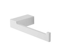 Porta Rotolo Carta Igienica Da Muro In Alluminio Bianco Linea Accessori Bagno Sky L 16 x P 6 x H 2,5 Cm, Con Fissaggi Inclusi