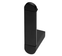 Porta Rotolo Carta Igienica Nero Moderno Verticale