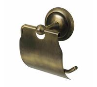 Porta Rotolo Carta Igienica Ottone Antico