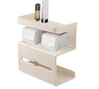 Porta Rotolo Carta Igienica, Portarotoli Con Ripiano, Portarotolo Adesivo Senza, Organizzatore Bagno/Cucina, Supporto Smartphone Integrato, Casa/Ufficio