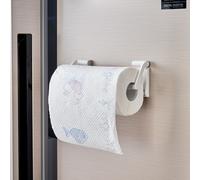 Porta rotolo carta risparmio sforzo con guarnizione inferiore per un facile camb