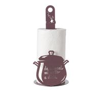 porta rotolo da cucina moderno da domani mi metto a dieta Viola ametista in Ferro 15x33h cm