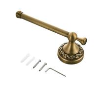 Porta rotolo da parete in rame porta fazzoletti da bagno rack di stoccaggio vintage singolo asciugamani rotaie asta a parete porta rotolo di carta igienica