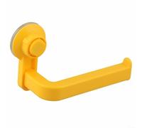 Porta rotolo di carta igienica, autoadesivo, tipo a ventosa, nessun trapano con forte adesività, dispenser per rotolo di carta igienica da parete per bagno e cucina (giallo)