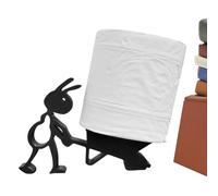 Porta rotolo di carta igienica nera,Portasciugamani a forma di formica con finitura opaca | Porta asciugamani di carta - per bagno, cucina, casa degli ospiti, armadio da campeggio