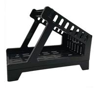 Porta rotolo di etichette termiche per stampanti desktop compatibile con etichette comuni e adesivi per codici a barre per rotoli (nero)