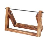 Porta rotolo di filato in legno, porta matasse di filato portatile per