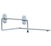 Porta Rotolo per Carta Asciugamani Multiuso 29 cm da Muro in Acciaio Bauer