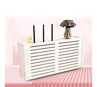 Porta Router WiFi da Parete Adesivo Mensola da Muro Porta Modem Scatola Nascondi Cavi TV da Appendere Nascondi Cavi TV Parete Design,F40x10x20cm