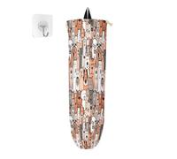 Porta sacchetti di plastica da appendere a forma di cane scarabocchiare borsa della spesa organizzatore cucina animale cucciolo sacchetto di plastica stoccaggio spazzatura shopping bag sacchetti per