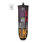 Porta sacchetti di plastica da appendere alla ballerina della spesa, organizer da cucina, per ballerine, sacchetti di plastica per la spesa, per la casa di fattoria, decorazione per la casa