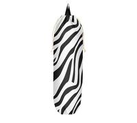 Porta sacchetti di plastica per negozi di generi alimentari, per casa, famiglia, amici, nonna, mamma (zebre bianche e nere)