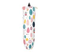 Porta sacchetti di plastica per uova di Pasqua, organizer da appendere, borsa della spesa, riutilizzabile, lavabile, dispenser per casa e cucina, 1 confezione