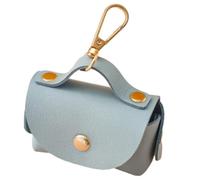 Porta sacchetti per cacca, dispenser per sacchetti di cacca per cani, dispenser per rifiuti in pelle PU, resistente ai graffi, per viaggi, comunità, campeggio, luoghi panoramici