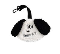 Porta Sacchetti per Escrementi Cane, 2 Pezzi Supporto per Sacchetto Rifiuti Cani in Peluche a Mani Libere con Moschettone per Tutti i Guinzaglio (Non Include Sacchetti per Escrementi)