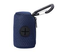 Porta sacchetti per escrementi per cani, comodo dispenser per sacchetti di cacca per cani, con design resistente, accessorio elegante per una facile pulizia, ideale per cani, cuccioli e passeggiate