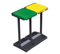 ALTRI - Portasacco Per Raccolta Differenziata A 2 Scomparti, Da 63x36x81 Cm Multicolore - SPEDIZIONE GRATUITA