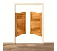 Porta Saloon Battente Cucina Legno Porte Interne Bianche Porte Oscillanti Ristorante Partizione Moderno Porta Basculanti Con Cerniere In Metallo Per Scale Negozio Bar(Bianca,W92cm*H90cm)