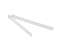 Porta salviette asciugamani a snodo Panarea cm 35 bianco opaco arredo bagno - CONFEZIONE: 1 pz.