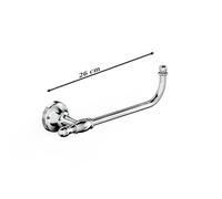 Porta Salviette da BIDET Cromato Collezione 900 Dimensioni 26x8,4x h 9,5 cm in acciaio inox stile moderno cromo cromo