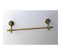 Porta Salviette da lavabo Medio in OTTONE cm 45 dimensioni 46x11x h 9 cm Linea FLORENCE finitura in Bronzo Satinato bronzo