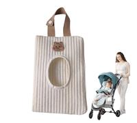 Porta Salviette da Viaggio, Porta Salviettine Igieniche Riutilizzabile, Ricaricabile Prattico Sacchetto Estraibile Per Salviette Da Auto Borsa Pannolini Palestra Passeggino