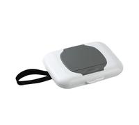 Porta salviette da viaggio riutilizzabile contenitore per salviette umide scatola per passeggini dispenser da appendere riutilizzabile custodia per salviette sicura conservazione bagnata