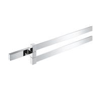 porta salviette doppio orientabile Grohe Selection Cube, finitura cromo - 40768000
